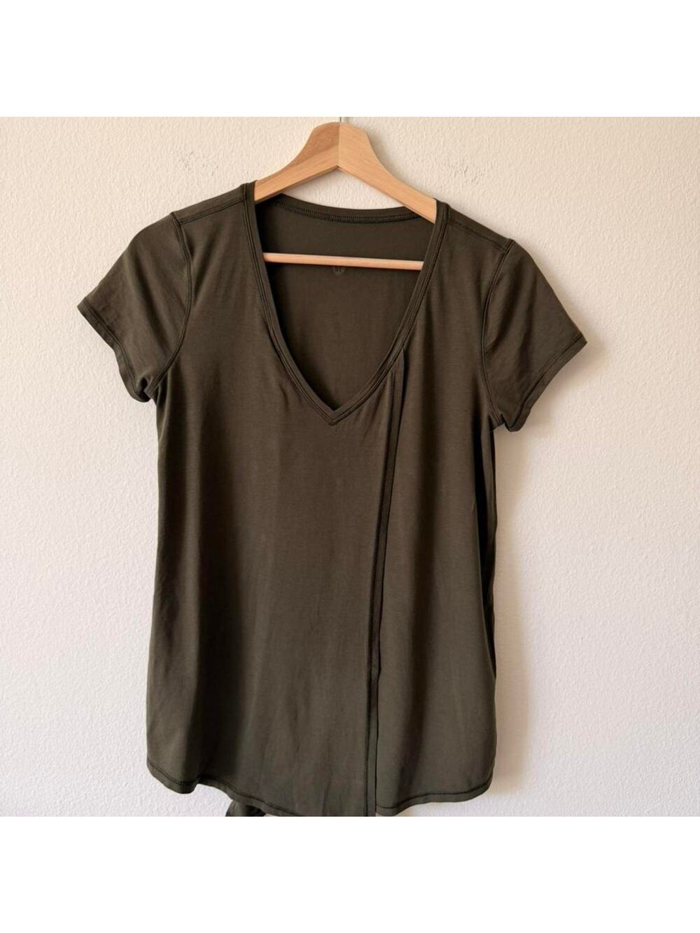 Lululemon asymmetrical workout wrap top